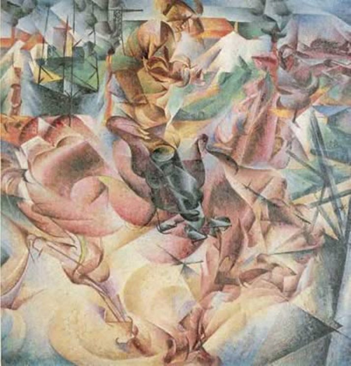 Umberto Boccioni, Elasticità (1912)