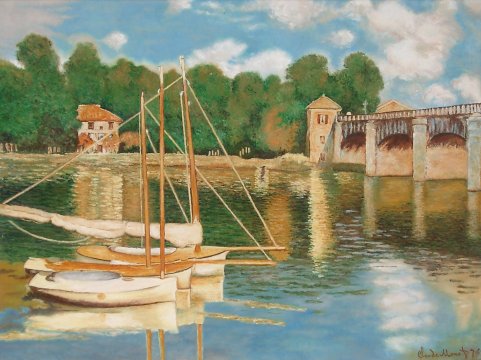 Claude Monet, Ponte di Argantuil (1874)