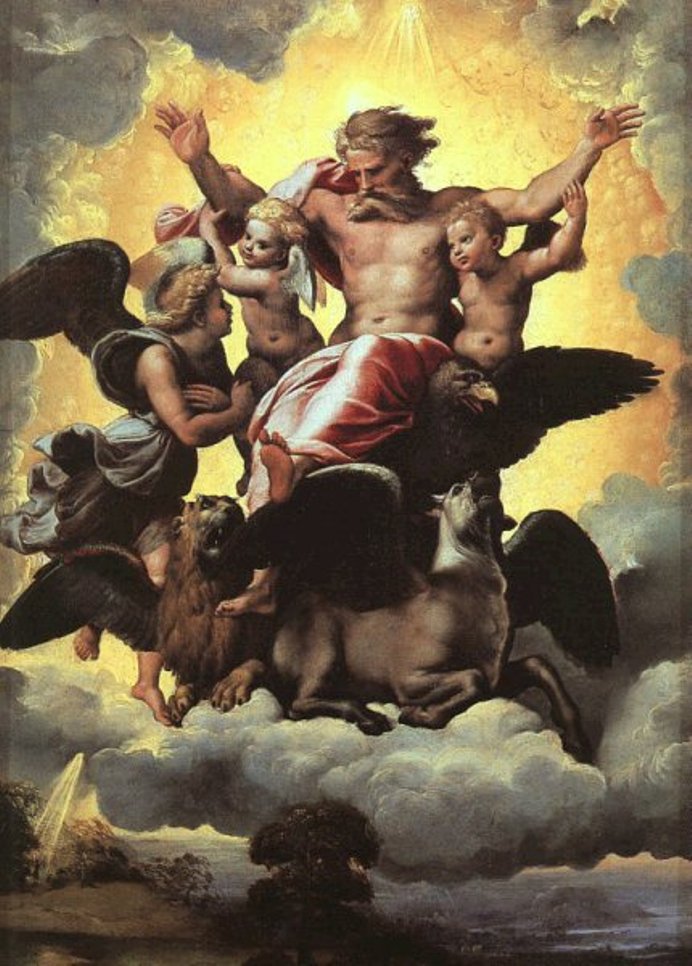 La visione di Ezechiele, Raffaello Sanzio (1518)