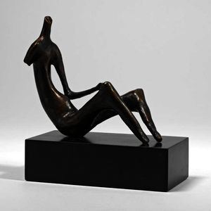 Henry Moore,Donna seduta collo sottile (1961)