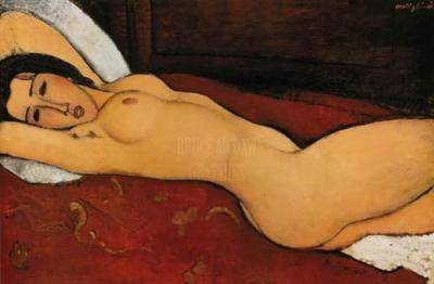 Amedeo Modigliani, Nudo disteso 1917-1918